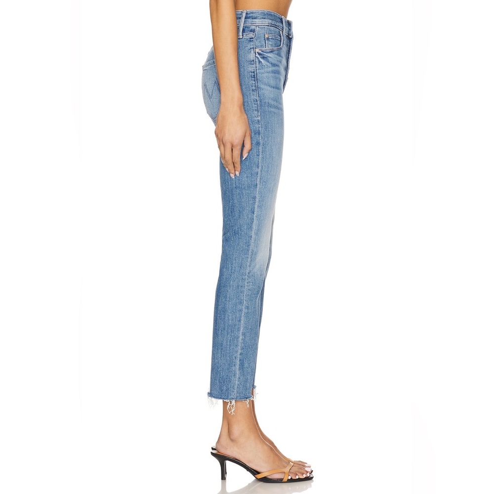 Mother— The Pixie Dazzler Ankle Fray Jeans in Boogie Down - Picture 3 of 8